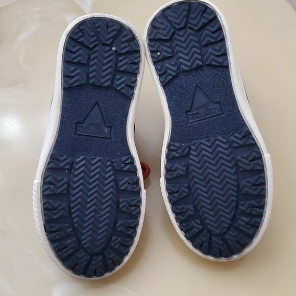 OshKosh B’gosh Duck Navy Blue/Brown Sneaker Boots Size 10 - Picture 10 of 12